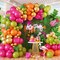 Tropical Hawaiian Balloons Arch Garland Kit, Olive Green and Hot Pink Orange Gold Balloons for Kids Hawaii Summer Beach Luau Aloha Pool Birthday Flamingo Baby Shower Party Decorations Supplies